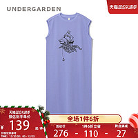 UNDER GARDEN UNDERGARDEN女装无袖连衣裙2020夏季印花T恤长裙8816MAE