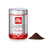 PLUS会员：illy 意利 中度烘培咖啡粉 250g