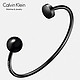 Calvin Klein Bubbly系列 黑玛瑙开口手镯 KJ9RBF14010