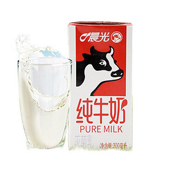 PURE MILK 晨光 牛奶全脂纯牛奶200ml*12盒