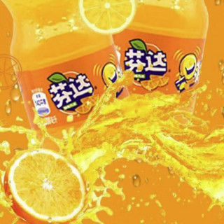 Fanta 芬达 橙味汽水 888ml*3瓶