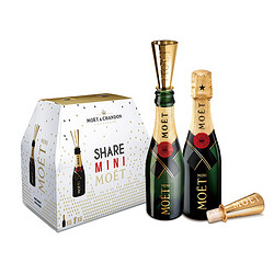 MOET & CHANDON 酩悦 迷你 法国 香槟 葡萄酒 200ml 整箱装