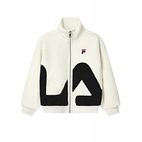 FILA 斐乐 中性仿羊羔绒外套 F51U248926F-IV 米白 XXL