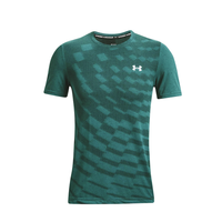 UNDER ARMOUR 安德玛 Seamless Radial 男子运动T恤 1370448-452 蓝色 M