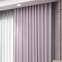 桑帕蒂 SUNPATHIE 树理 遮光窗帘 浅紫色 1*2.8m 开孔式