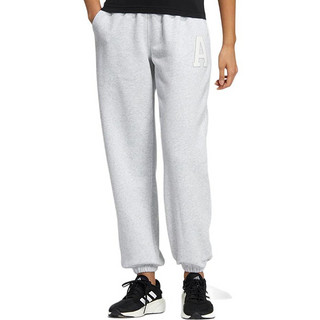 adidas 阿迪达斯 Letter Pants 女子运动长裤 lB2720 浅灰 S