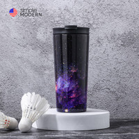 Simple Modern 美国咖啡吸管保温露营办公喝水杯子男女大容量 璀璨星河600ml