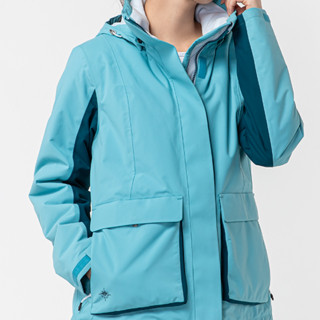 DECATHLON 迪卡侬 女士棉服 TRIBORD 水蓝色 L