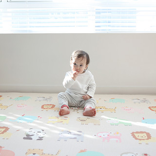 韩国进口Dwinguler环保康乐儿童垫婴儿爬行垫PVC爬爬垫康乐地垫 1900*1300*12mm 花丛