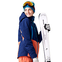 RUNNING RIVER 极限 女式防水透气保暖专业款修身双板滑雪服夹克上衣N7452N 橙色133 L
