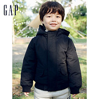 Gap 盖璞 2022冬季新款2-14岁439970男女幼童大童连帽羽绒服童装厚外套