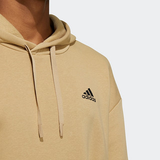 adidas 阿迪达斯 Label Hoodie 中性运动卫衣 IB2712 土地棕 XL