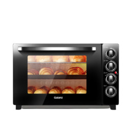 Galanz 格兰仕 家用多功能电烤箱 60升超大容量 机械式操控 上下独立控温 专业烘焙易操作