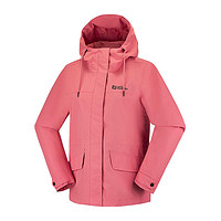 Jack Wolfskin 狼爪 女子三合一冲锋衣 5120243-2131 玫瑰红 XXL