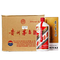 MOUTAI 茅台 贵州茅台酒 茅台飞天 53度飞天茅台酒 酱香型白酒 单瓶500ml 公斤茅台 1L 1000ml