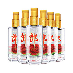 LANGJIU 郎酒 顺品郎 浓香型白酒 45度480ml*6瓶 整箱装 （光瓶粮食酒）