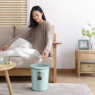 JAN HOME 家杰优品 JJ-101 垃圾桶 25*30cm 12L 北欧绿