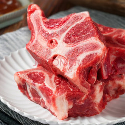 云鲜美精选冷冻牛脊骨生鲜原切牛脊骨肉新鲜火锅食材牛脊骨5斤