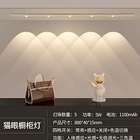 Yeelight 易来 磁吸感应猫眼灯 5W 银色 80cm