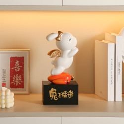 Yazun 雅尊 客厅摆件 兔飞猛进