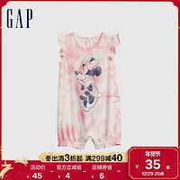 Gap 盖璞 新生婴儿纯棉连体衣681810夏2022儿童装包屁衣