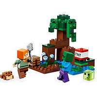 LEGO 乐高 Minecraft我的世界系列 21240 沼泽大冒险