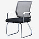 ouaosen 欧奥森 电脑椅家用办公椅椅子弓形网布职员椅人体工学椅休闲座椅 N121-05-白黑
