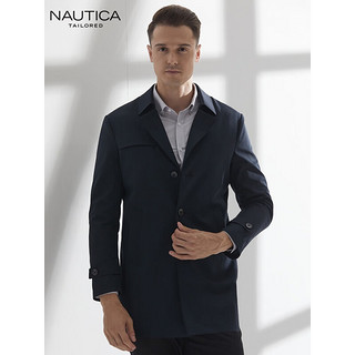 NAUTICA 诺帝卡 男士风衣单排扣外套