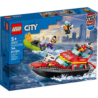 PLUS会员：LEGO 乐高 City城市系列 60373 消防救援船