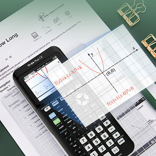 TEXAS INSTRUMENTS 德州仪器 TI-84 PLUS CE 彩屏图形绘图计算器 黑色