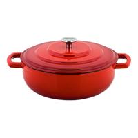 LINKFAIR 凌丰 LFTG-FL28SD 炖锅(28cm、5.8L、铸铁、渐变红)
