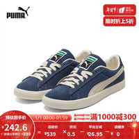 PUMA彪马官方 男女同款情侣BUTTER GOODS联名款板鞋 381099 深牛仔蓝-米白色-01 36