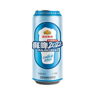 YANJING BEER 燕京啤酒 鲜啤2022 500ml*12听
