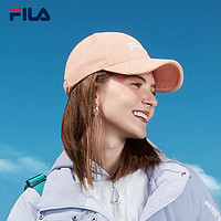 FILA 斐乐 官方棒球帽男女同款2022冬季新款灯芯绒运动遮阳帽鸭舌帽