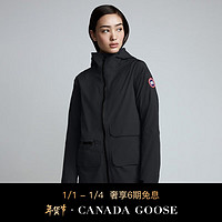 CANADA GOOSE Pacifica 夹克 5612L 防雨风衣 61 黑色 XS