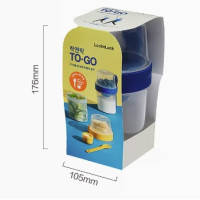 LOCK&LOCK 饭盒保鲜盒 双层 (310ml+560ml)