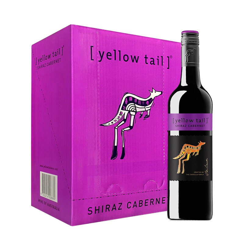 Yellow Tail 黄尾袋鼠 半干型红葡萄酒 750ml