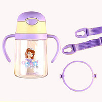 抖音超值购：Disney 迪士尼 儿童吸管水杯宝宝幼儿塑料杯女童便携水杯