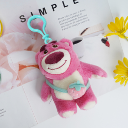 potdemiel 迪士尼草莓熊"莓"好加倍挂件毛绒公仔钥匙扣