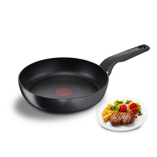 Tefal 特福 C69504 煎锅(28cm、有涂层、不粘、铝合金、黑)