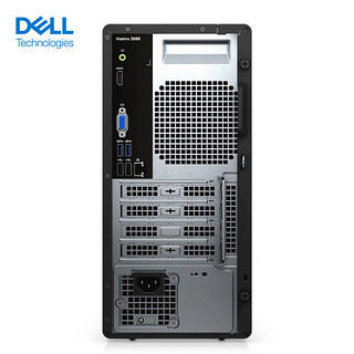 戴尔（DELL）成就Vostro3888 商用办公家用台式机电脑主机 I3-10105/4G/1T/集显/蓝牙无线/出厂标配