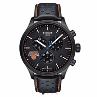 TISSOT 天梭 速驰系列NBA运动石英皮带手表男表 45mm