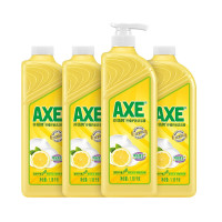 AXE 斧头 柠檬洗洁精 1.18kg+1.18kg*3瓶补充装