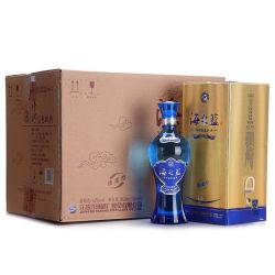 YANGHE 洋河 海之蓝 绵柔浓香型白酒 42度 520ml*6瓶 整箱装 年货送礼