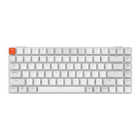 京东京造 K3 84键 蓝牙双模机械键盘 白色 佳达隆矮茶轴 无光