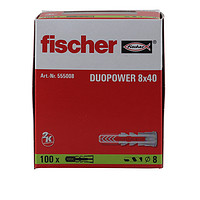 fischer 慧鱼 555008 尼龙锚栓套装 8*40mm 100粒 单管盒装