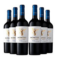 MONTES 蒙特斯 天使秘密 科尔查瓜谷干型红葡萄酒 2018年 6瓶*750ml套装 整箱装
