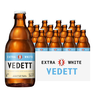 临期品、88VIP：VEDETT 白熊 比利时小麦白啤酒 330ml*12瓶