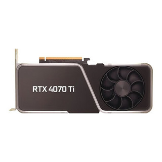 NVIDIA 英伟达 GeForce RTX 4070 Ti 显卡 12GB 黑色