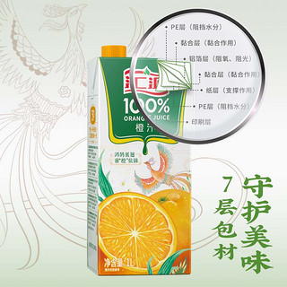 汇源 100%果汁臻贵礼盒1L